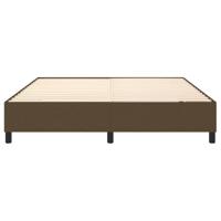 Bedframe stof donkerbruin 160x200 cm - thumbnail
