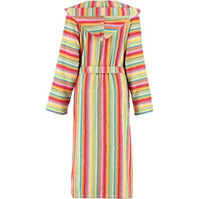 Cawö Cawo Dames Badjas 7081 Badstof met Capuchon Multi 46
