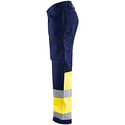 Blåkläder Werkbroek met stretch High-Vis 15511811 | Marine/High-Vis Geel | Maat 52 - 7330509538234