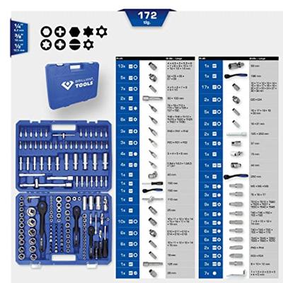 Brilliant Tools BT023172 Dopsleutelset 172-delig