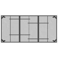 7-delige Tuinset metaalgaas antracietkleurig - thumbnail