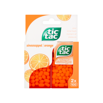 Tic Tac Sinaasappel 2 x 49 g bij Jumbo Tic Tac Sinaasappel 2 x 49 g bij Jumbo