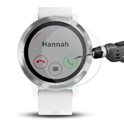 ENKAY Hat-Prins 0.2mm 9H 2.15D gebogen rand Tempered glas Film voor Garmin Vivoactive 3 trainer