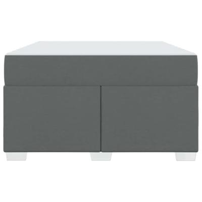 Bedframe Donkergrijs 120 x 190 cm Stof