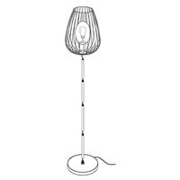 Eglo Vloerlamp e27 zwart 'newtown' - thumbnail