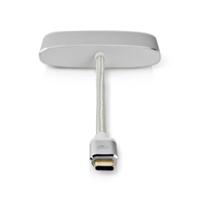 Nedis CCTB64760AL02 Usb Type-c Multi-adapterkabel Type-c Male - Usb A Female + Vga Female + Usb Type-c Female. 0,2 M Aluminium - thumbnail