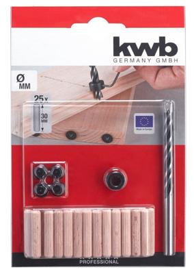 kwb 028106 Hout-spiraalboorset 31-delig 10 mm 31 stuk(s)