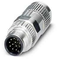 Phoenix Contact 1559592 Sensor/actuator connector, niet geassembleerd M12 Aantal polen (sensoren): 12 Stekker, recht 1 stuk(s) - thumbnail