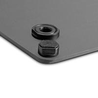 Gravity WB 431 B off-centre voetplaat voor M20-palen - thumbnail