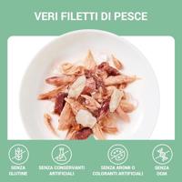 SCHESIR Complements Tuna with red mullet in jelly - nat kattenvoer - 70g - thumbnail