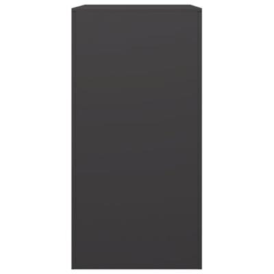 Haardhoutrek 60x40x80 cm staal zwart