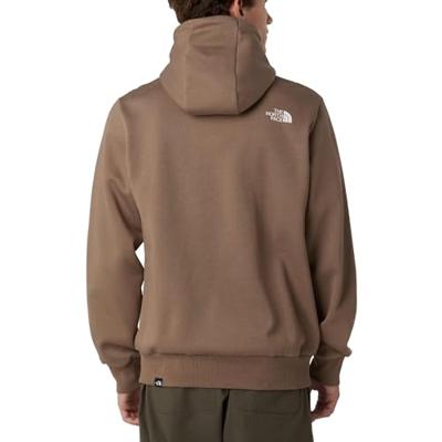 The North Face Simple Dome Hoodie Trui Heren Mocha Brown M