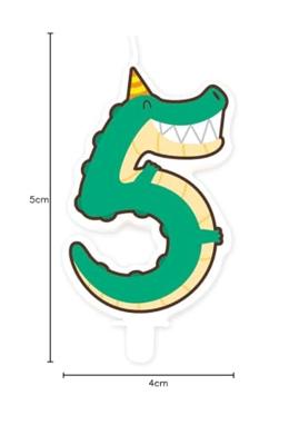 Jungle candle 5 crocodile