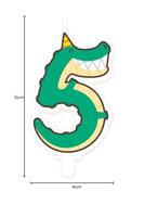 Jungle candle 5 crocodile - thumbnail