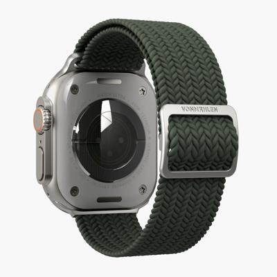 Vonmählen Woven Loop For Apple Watch 40 - 41 - 42mm One Size Silver/Olive
