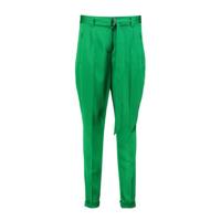 Claudia Sträter cropped regular fit pantalon groen - thumbnail