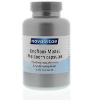 Nova Vitae Knoflook Mistel Meidoorn Capsules - thumbnail
