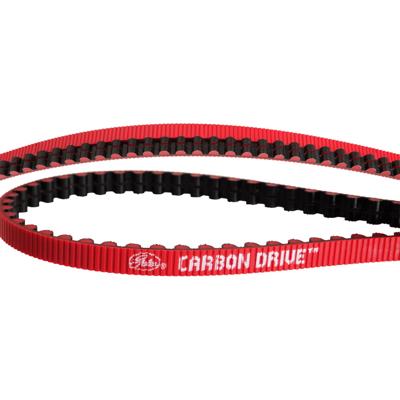 Gates aandrijfriem CDX Carbon Drive 111T 1221x12mm rood/zw.
