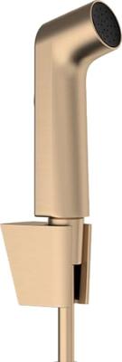 Hansgrohe bidethanddouche 1jet EcoSmart met Porter S douchehouder en doucheslang 125 cm, Brushed Bronze