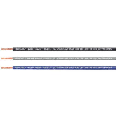 HELU 65437-2000 Enkele ader H05V2-K 1 x 1 mm² Oranje 2000 m