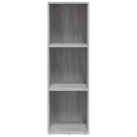 Boekenkast/tv-meubel 36x30x114 cm hout grijs sonoma eiken - thumbnail