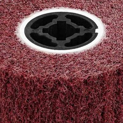 VidaXL Schuurrollen 3 pcs rood 12 x 12 x 10 cm synthetische vezel