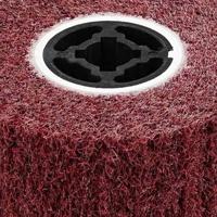 VidaXL Schuurrollen 3 pcs rood 12 x 12 x 10 cm synthetische vezel - thumbnail