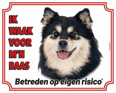 Finse Lappenhond Waakbord Finse Lappenhond Waakbord