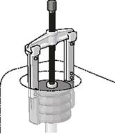 Gedore Universele trekkerset 2-armig - 8001710 - thumbnail