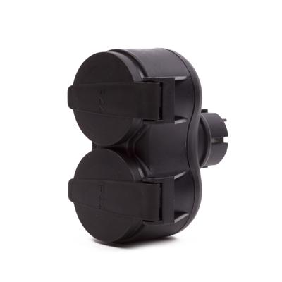 Enzo Tweeweg stekker randaarde zwart SWD horizontaa 6175904 Enzo Tweeweg stekker randaarde zwart SWD horizontaa 6175904