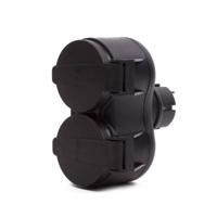 Enzo Tweeweg stekker randaarde zwart SWD horizontaa 6175904 - thumbnail