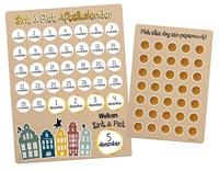 Folat BV Sinterklaas aftelkalender met stickers welkom sint & piet - thumbnail