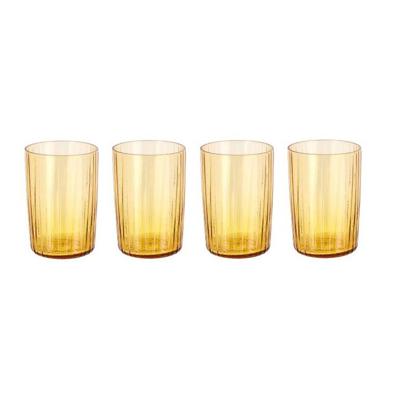 BITZ - Kusintha - Waterglas 0,28l s/4 Amber BITZ - Kusintha - Waterglas 0,28l s/4 Amber