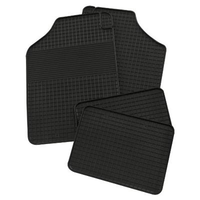 Petex voetmat set of uni-car rubber mat anthracite gr.1 anth.