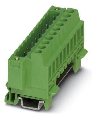 Phoenix Contact 1803044 Female behuizing (board) MSTBVK Totaal aantal polen: 11 Rastermaat: 67.2 mm Inhoud: 50 stuk(s)