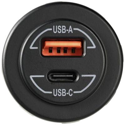 VOLTCRAFT VC-PD 60W 12/24V Power-Delivery USB-inbouwcontactdoos auto 60 W 12/24 V