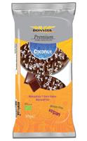 BonVita Premium Dark Chocolate Coconut Maiswafels - thumbnail