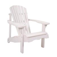 Jumbo Canadian chair 1-zits houten tuinbank wit - thumbnail