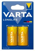 Varta Batterij longlife alkaline lr14 c (2x) - thumbnail