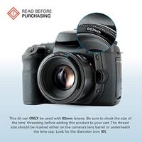 Optisch filter Polaroid 62 mm, met antireflecterende behandeling en uv-bescherming - thumbnail