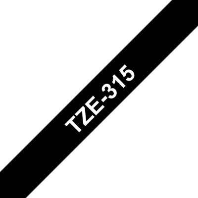Brother TZe-315 Tape 6mm wit/zwart