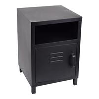 Urban Interiors Nachtkastje 'Mira' 35 x 35cm, kleur Zwart - thumbnail