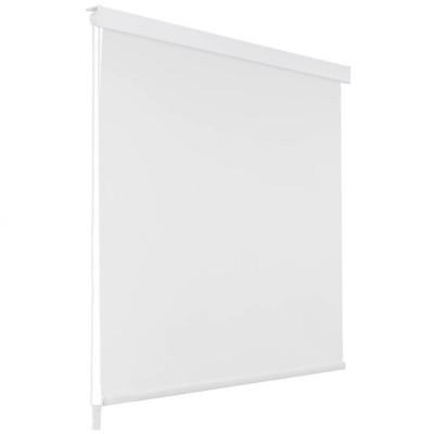 VidaXL Rolgordijn voor douche 80x240 cm wit VidaXL Rolgordijn voor douche 80x240 cm wit
