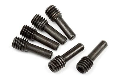 HPI - Screw shaft m4x2.5x12mm (black/6pcs) (86094)