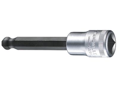Stahlwille Dopsleutelbit | 1/2 inch binnen-6-kant | sleutelwijdte 7 mm | lengte 100 mm | 1 stuk - 03280007 03280007