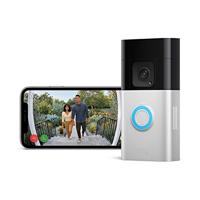 ring Video Doorbell Plus Video-deurintercom via WiFi Nikkel (mat), Zwart - thumbnail
