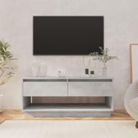 Tv-meubel 102x41x44 cm spaanplaat betongrijs - thumbnail