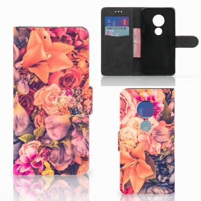 Motorola Moto G7 Play Hoesje Bosje Bloemen Motorola Moto G7 Play Hoesje Bosje Bloemen