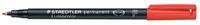 Staedtler Lumocolor 318, OHP-marker, permanent, 0,6 mm, rood - thumbnail
