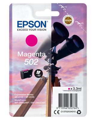 Epson 502 3.3ml 165pagina's Magenta inktcartridge